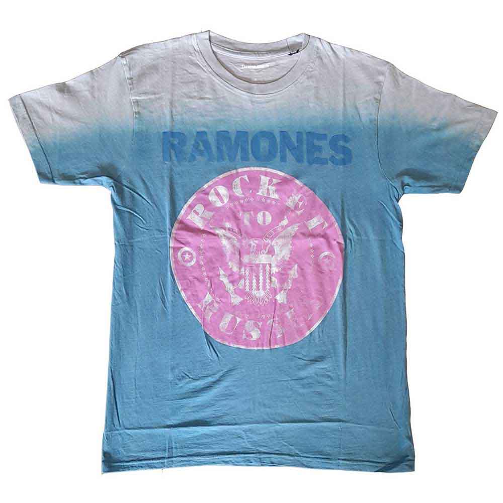 Ramones "Rocket To Russia" Dip Dye T shirt