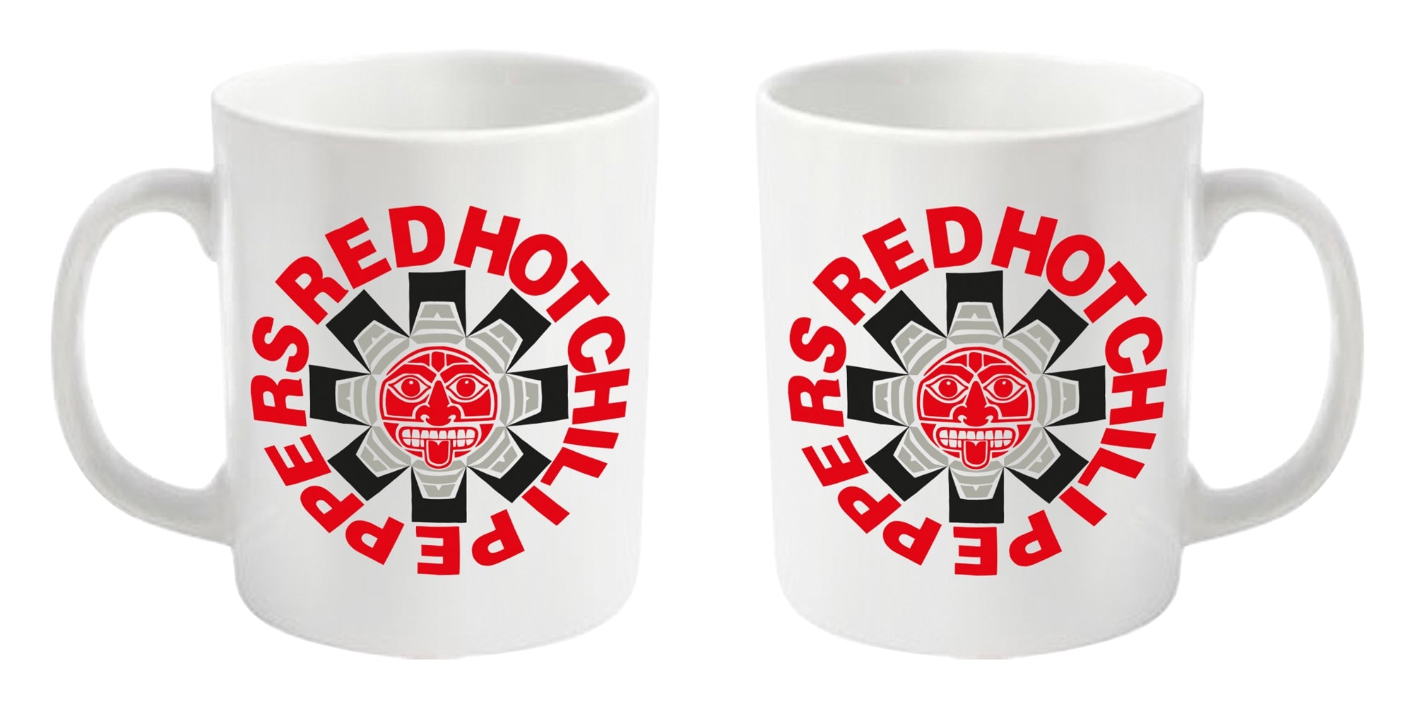 Red Hot Chili Peppers "Aztec" White Mug