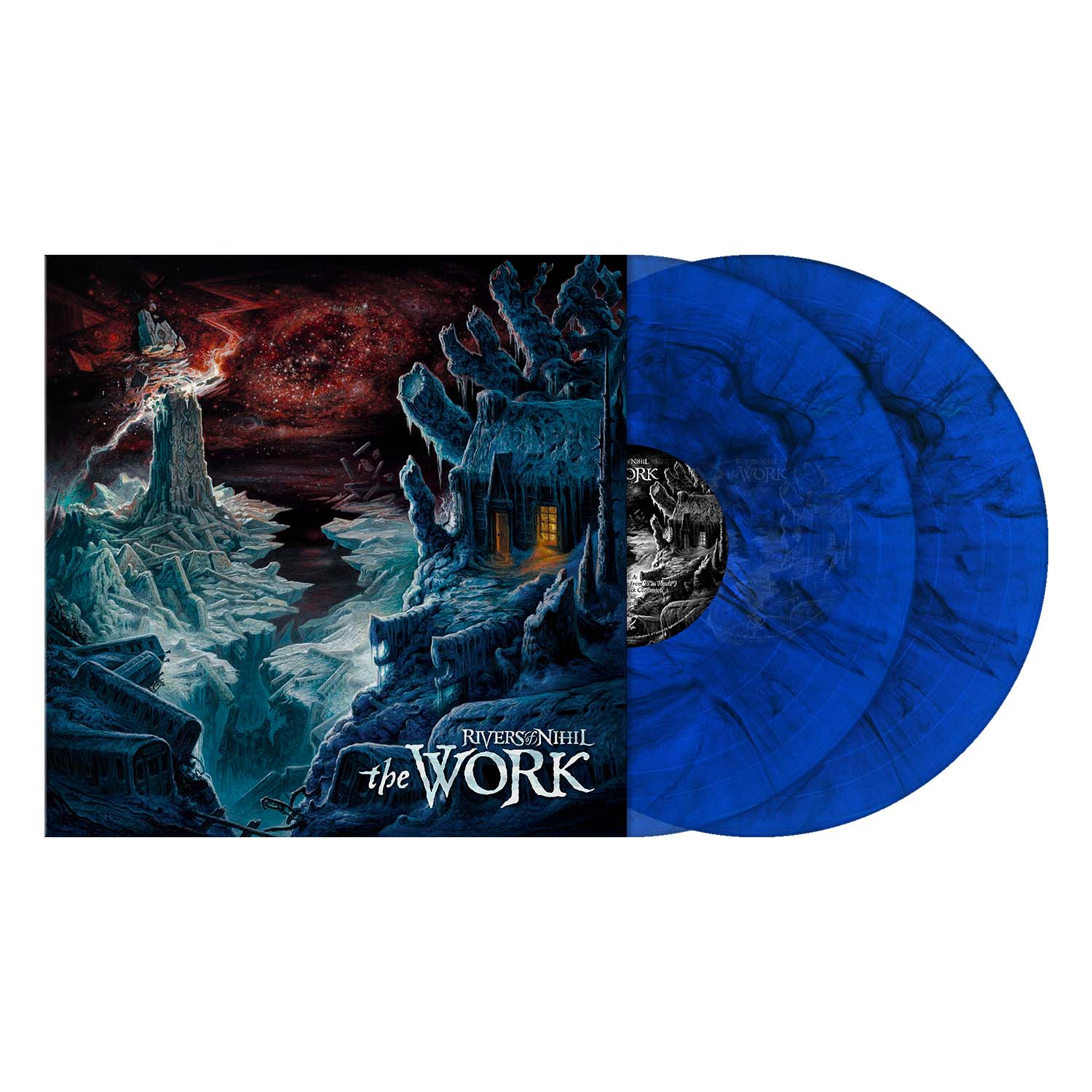 Rivers Of Nihil "The Work" Gatefold 2x12" Blue / White Swirl Vinyl