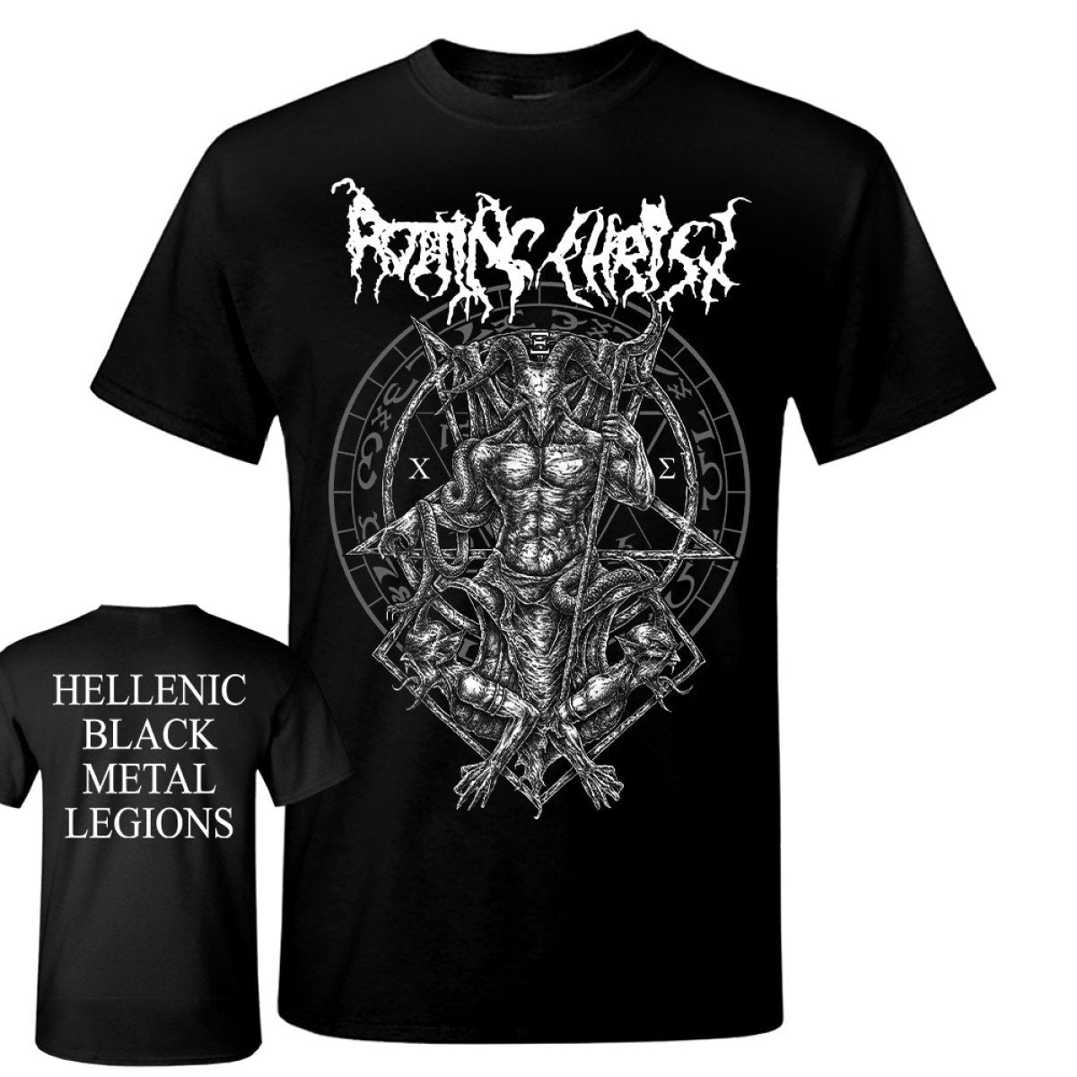 Rotting Christ "Hellenic Black Metal Legions" T shirt