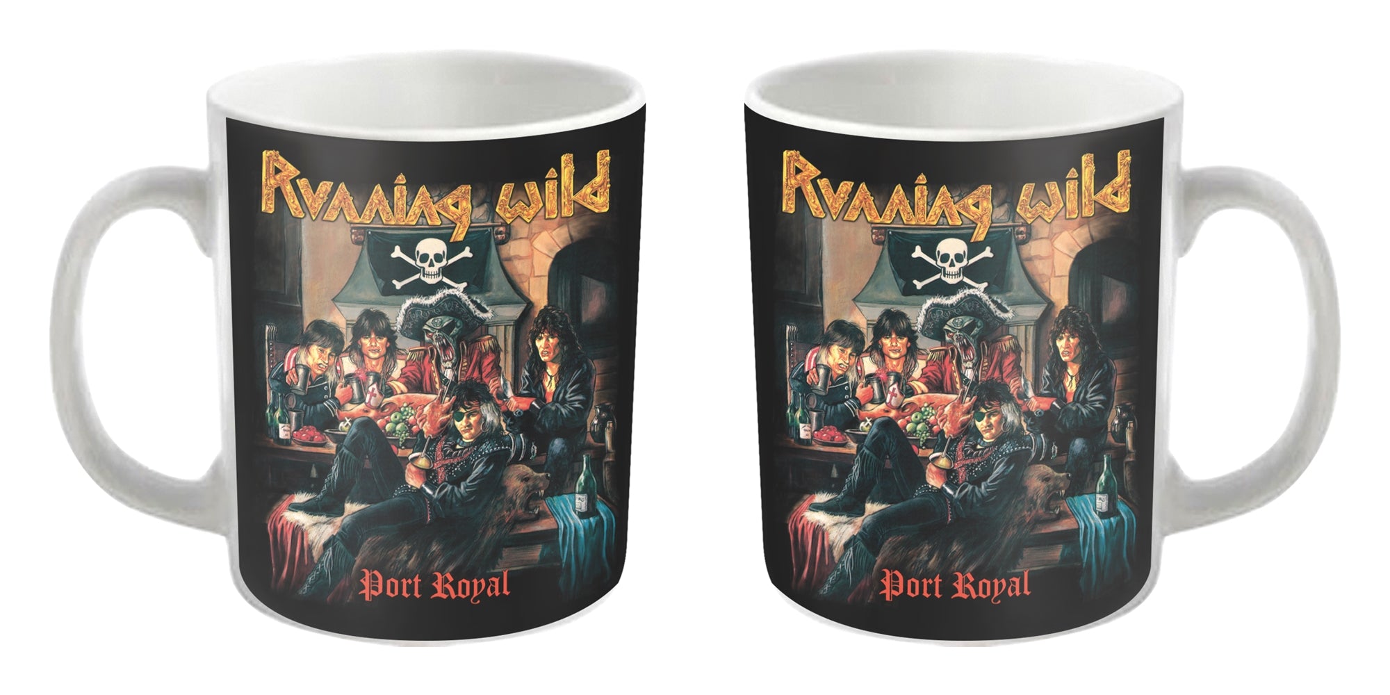 Running Wild "Port Royal" White Mug