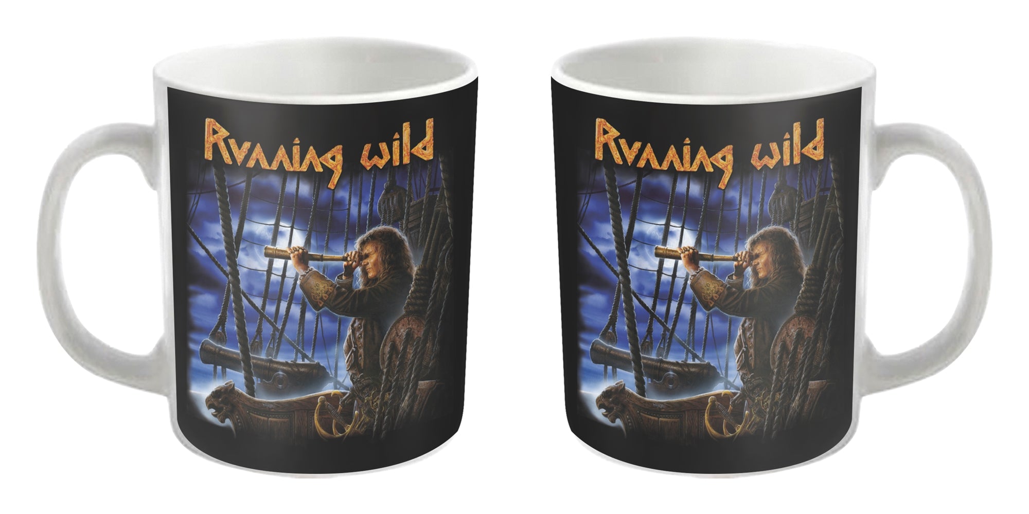 Running Wild "Privateer" White Mug