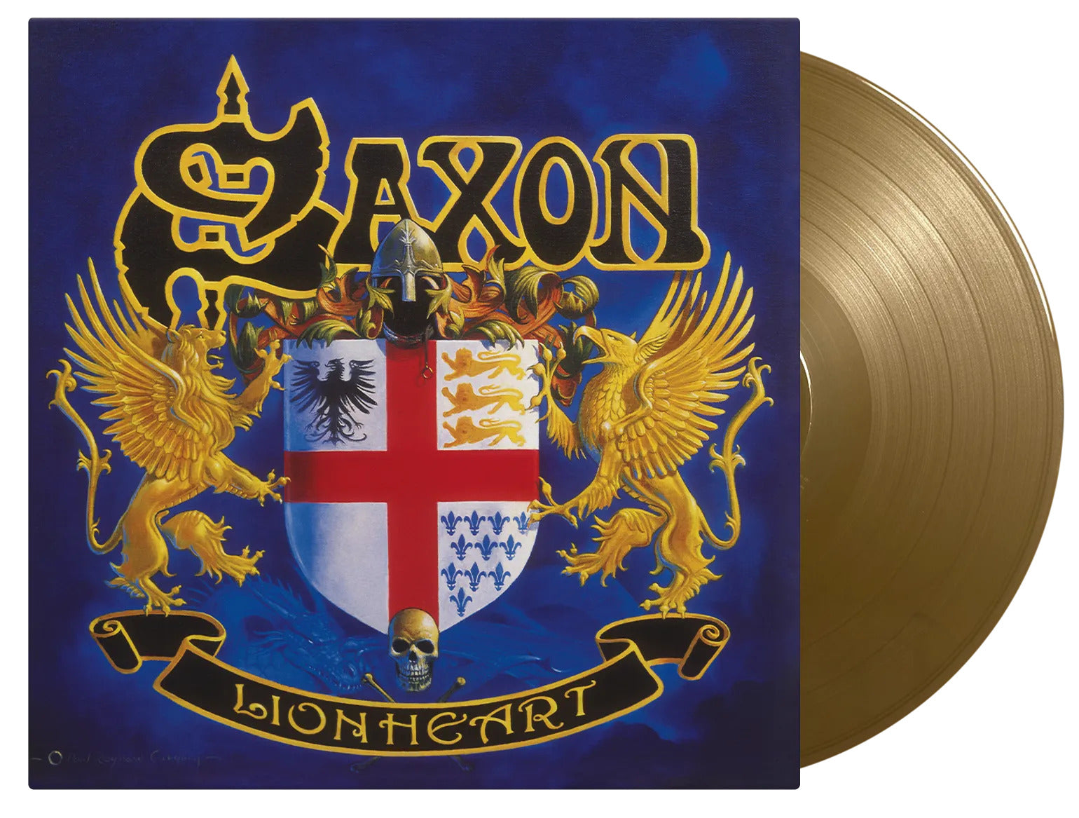 Saxon "Lionheart" 180g Gold Vinyl