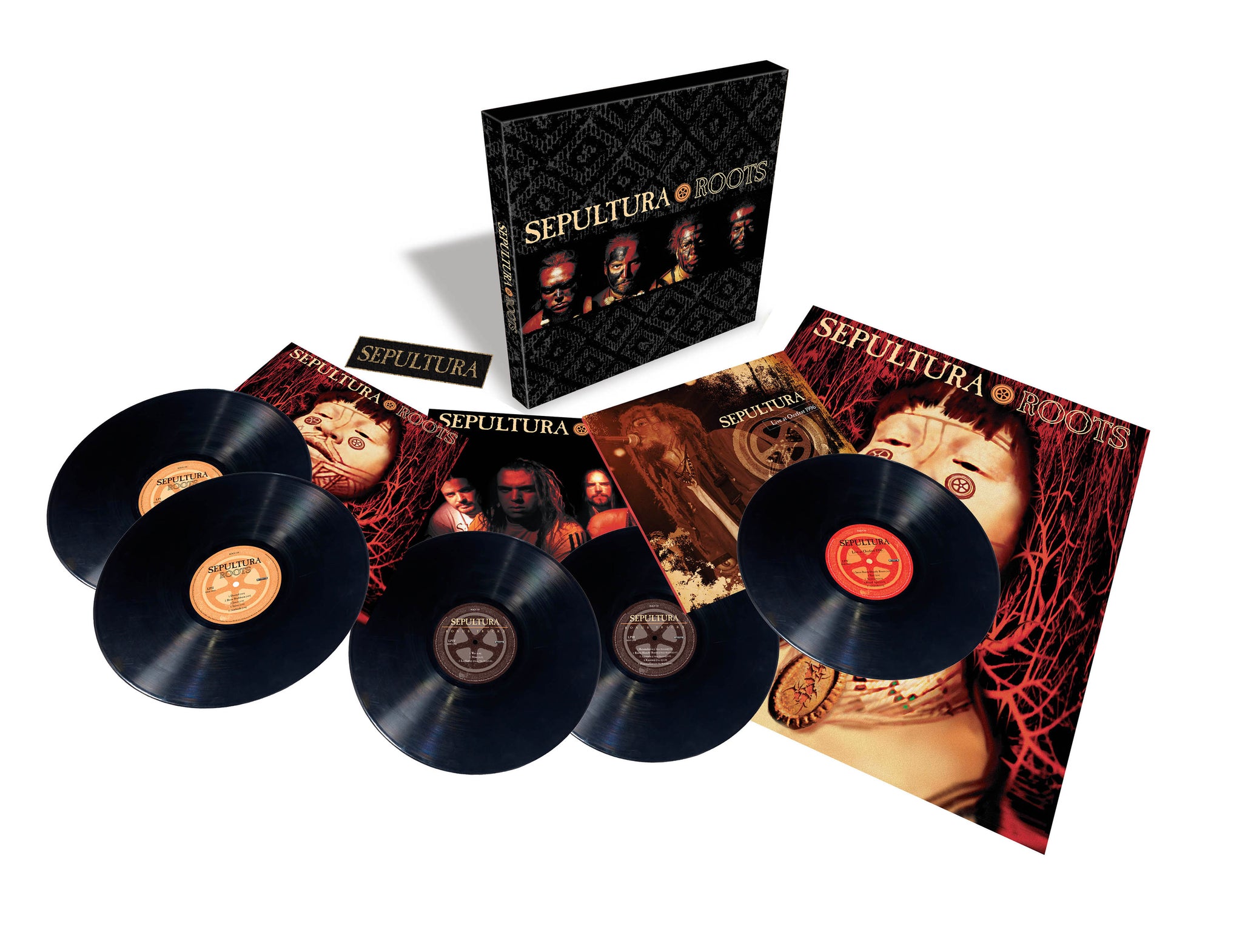 Sepultura "Roots" 25th Anniversary Super Deluxe 5 LP Vinyl Box Set - PRE-ORDER