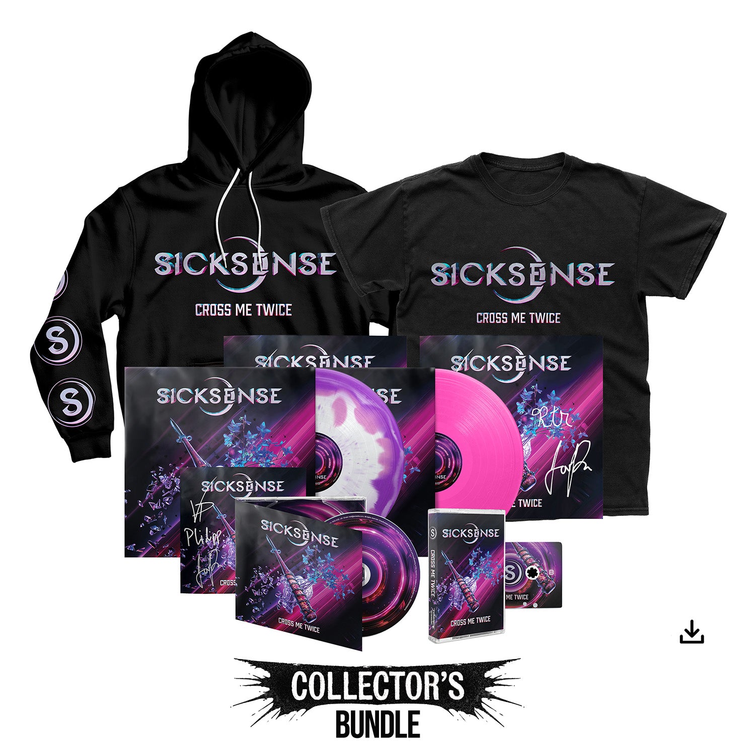 Sicksense "Cross Me Twice" Collector's Bundle - PRE-ORDER