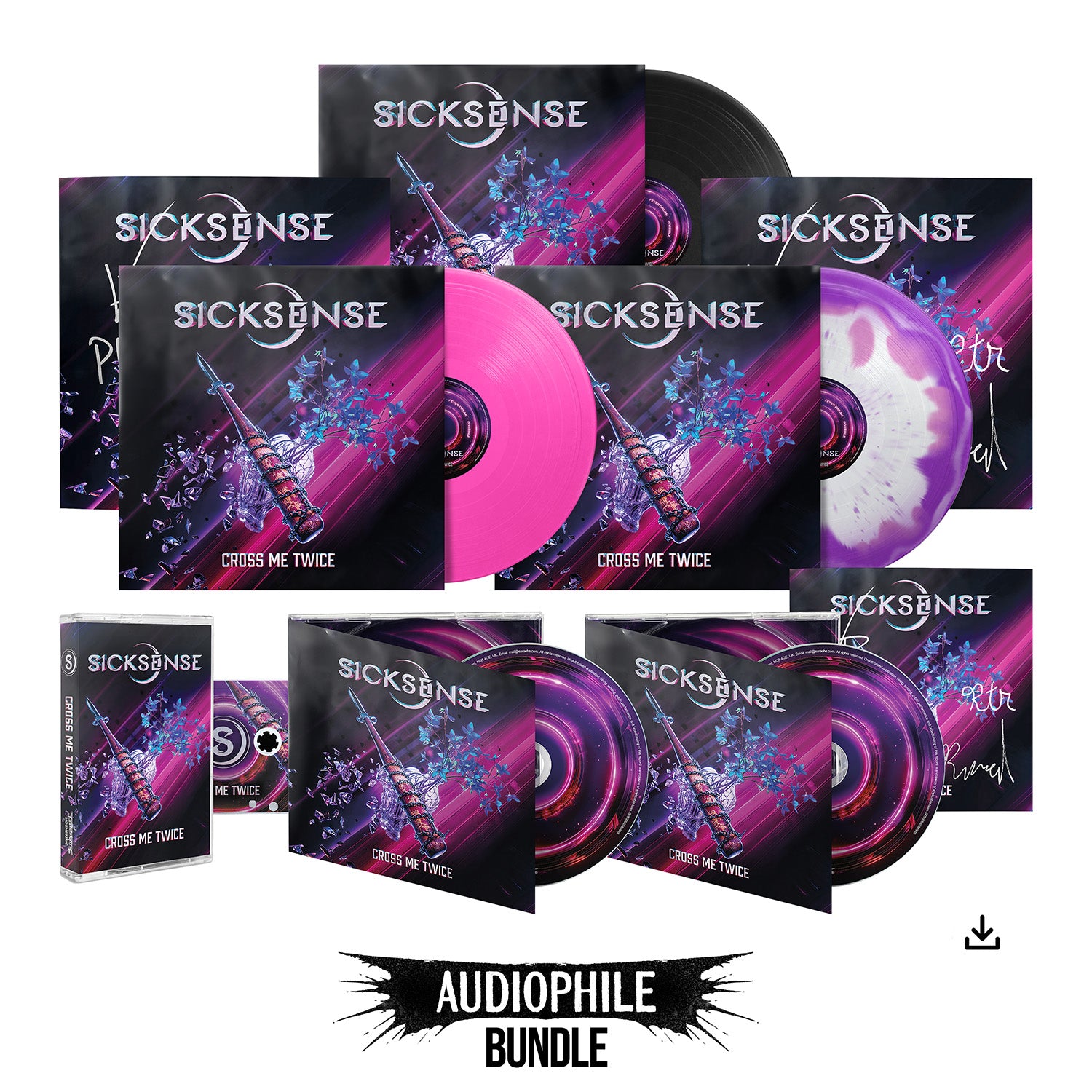 Sicksense "Cross Me Twice" Audiophile Bundle - PRE-ORDER