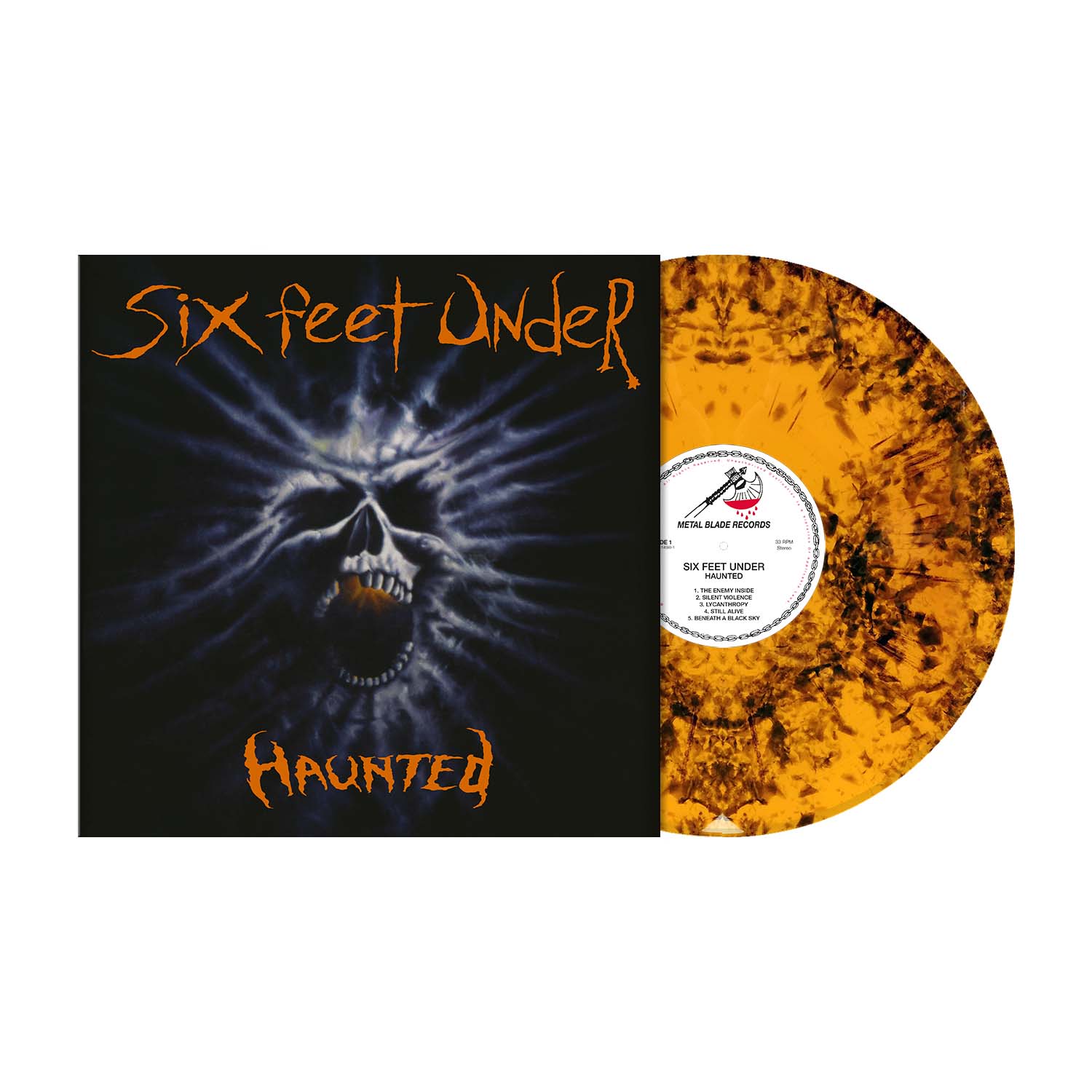 Six Feet Under "Haunted" Orange / Blackdust Vinyl