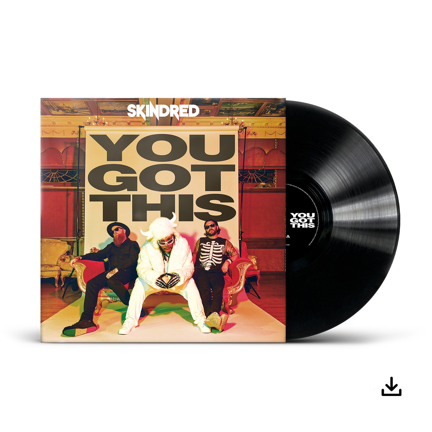 Skindred "You Got This" Black Vinyl & Download - PRE-ORDER (Early Bird Price)