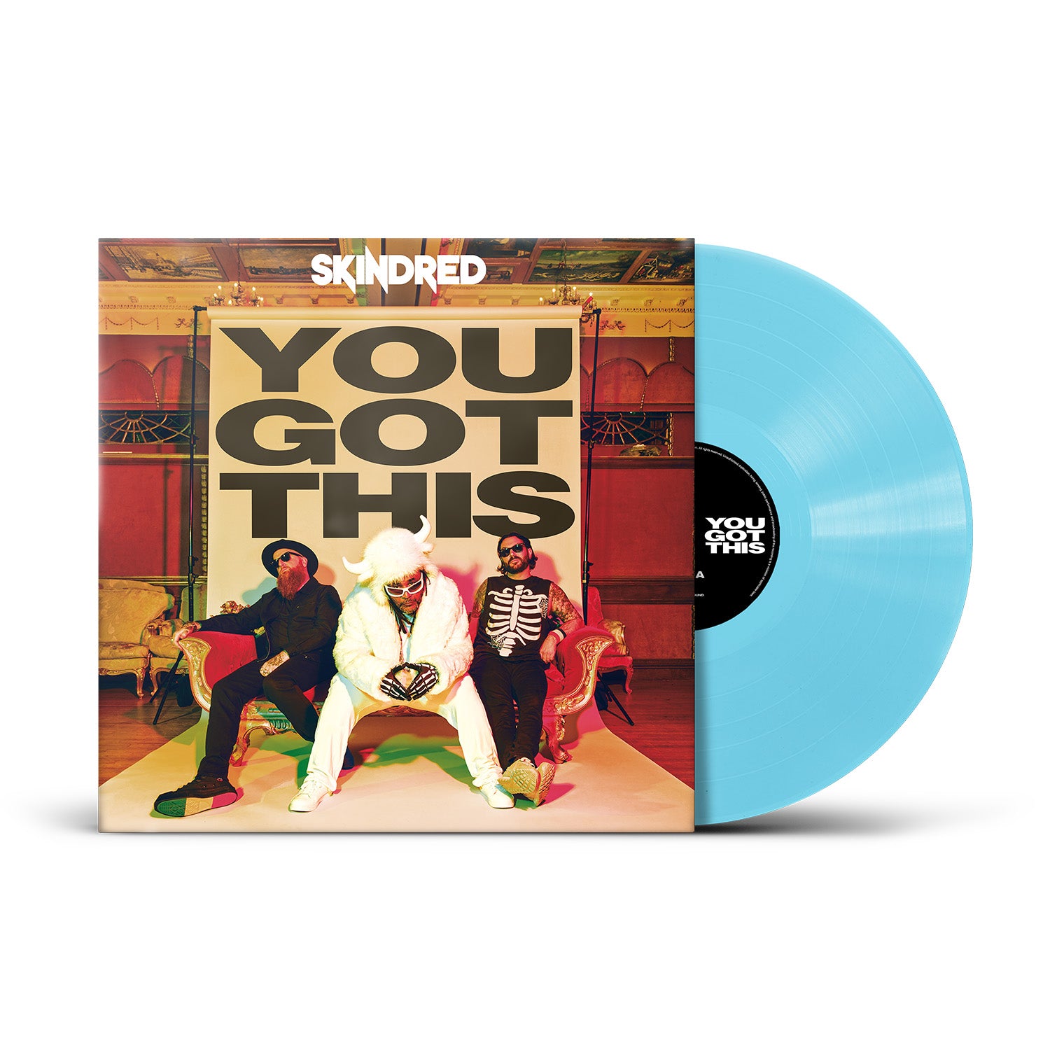 Skindred "You Got This" Light Blue Vinyl (300 only) - PRE-ORDER (Early Bird Price)