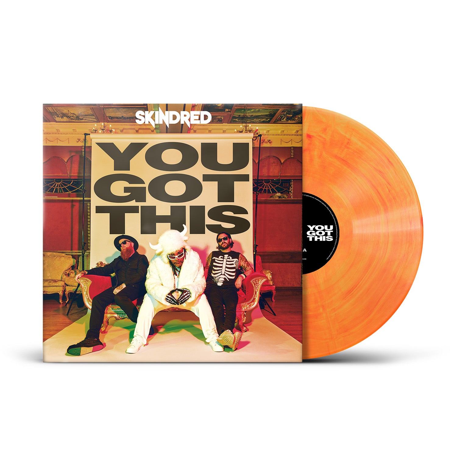 Skindred "You Got This" Red / Clear Marble Vinyl (200 only) - PRE-ORDER (Early Bird Price)