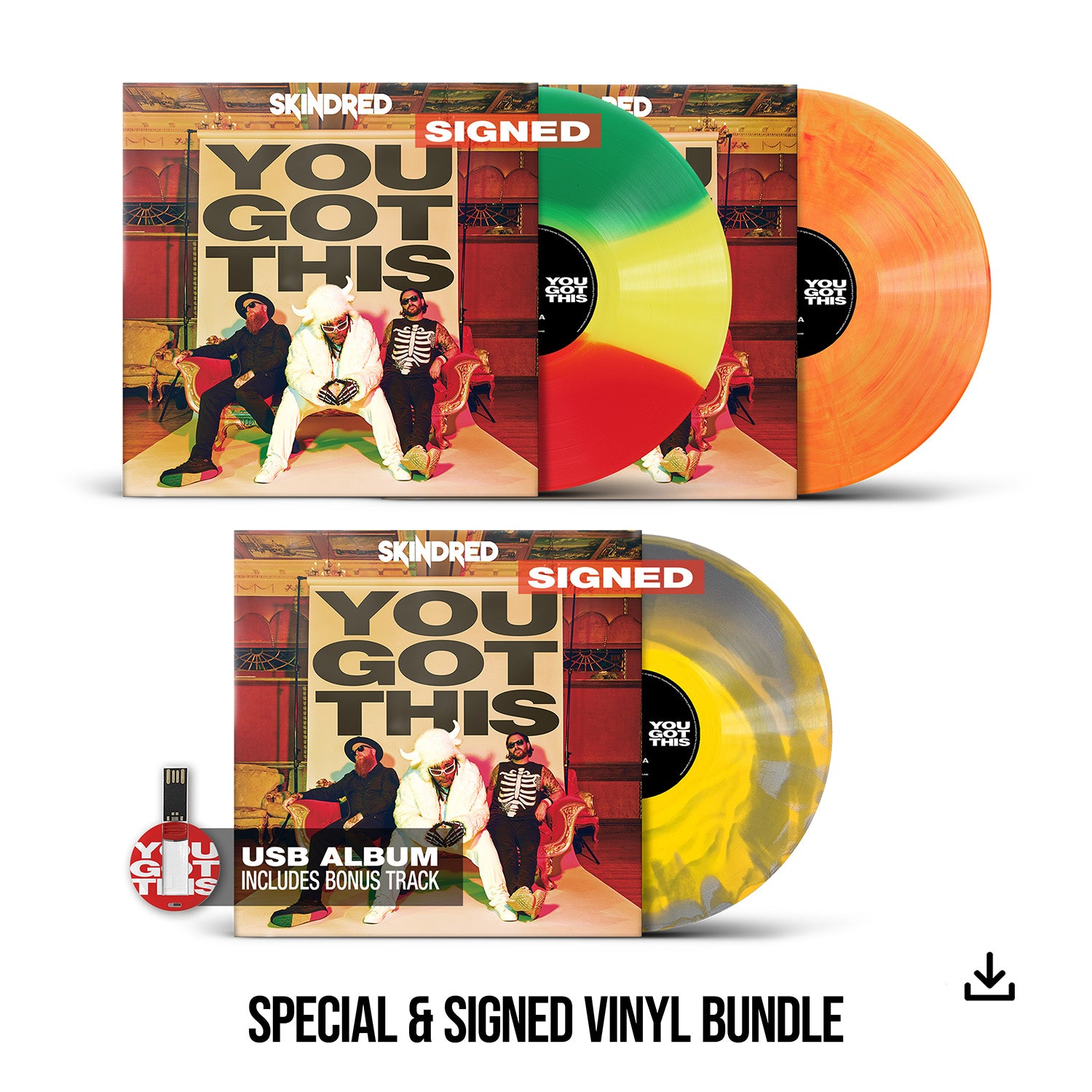 Skindred "You Got This" Special Vinyl Bundle - PRE-ORDER (Early Bird Price)