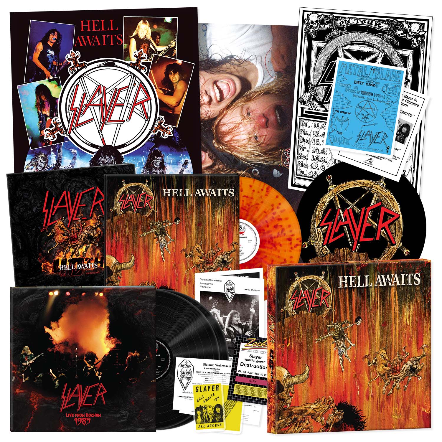 Slayer "Hell Awaits" 40th Anniversary 3 LP Vinyl Box - PRE-ORDER