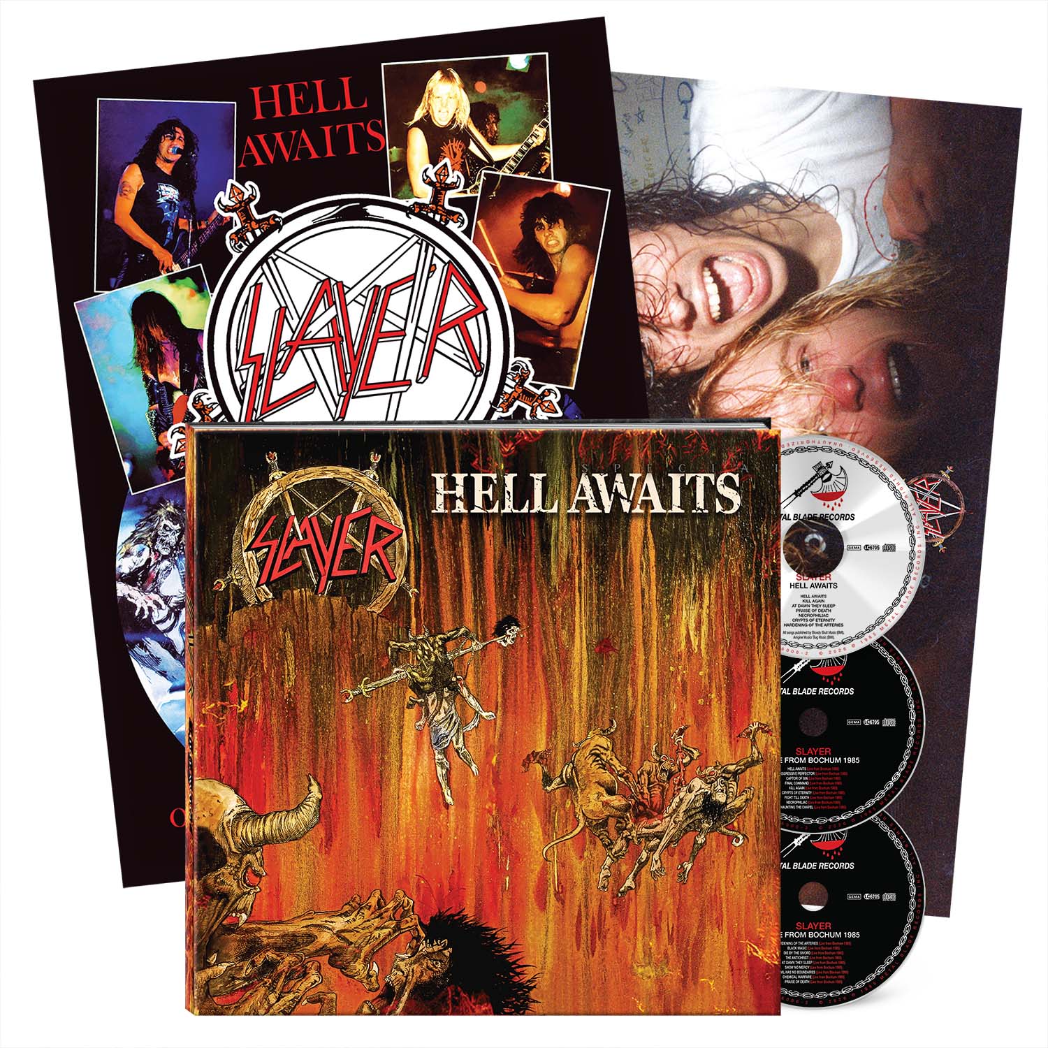 Slayer "Hell Awaits" 40th Anniversary 3 CD Earbook - PRE-ORDER