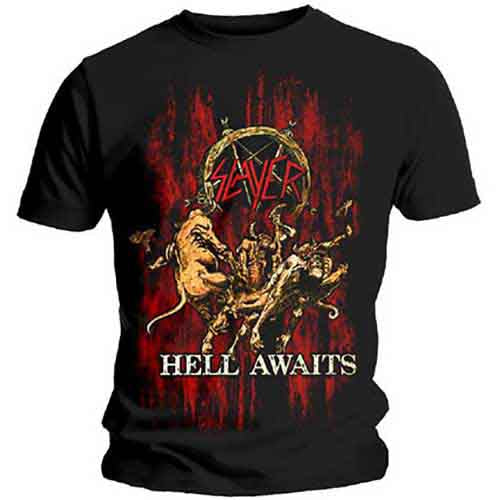 Slayer "Hell Awaits" Black T shirt