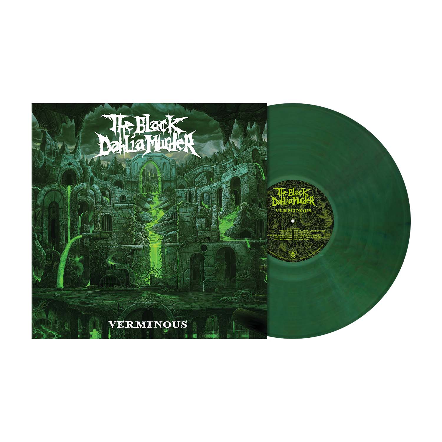 The Black Dahlia Murder "Verminous" Evergreen Marble Vinyl PREORDER