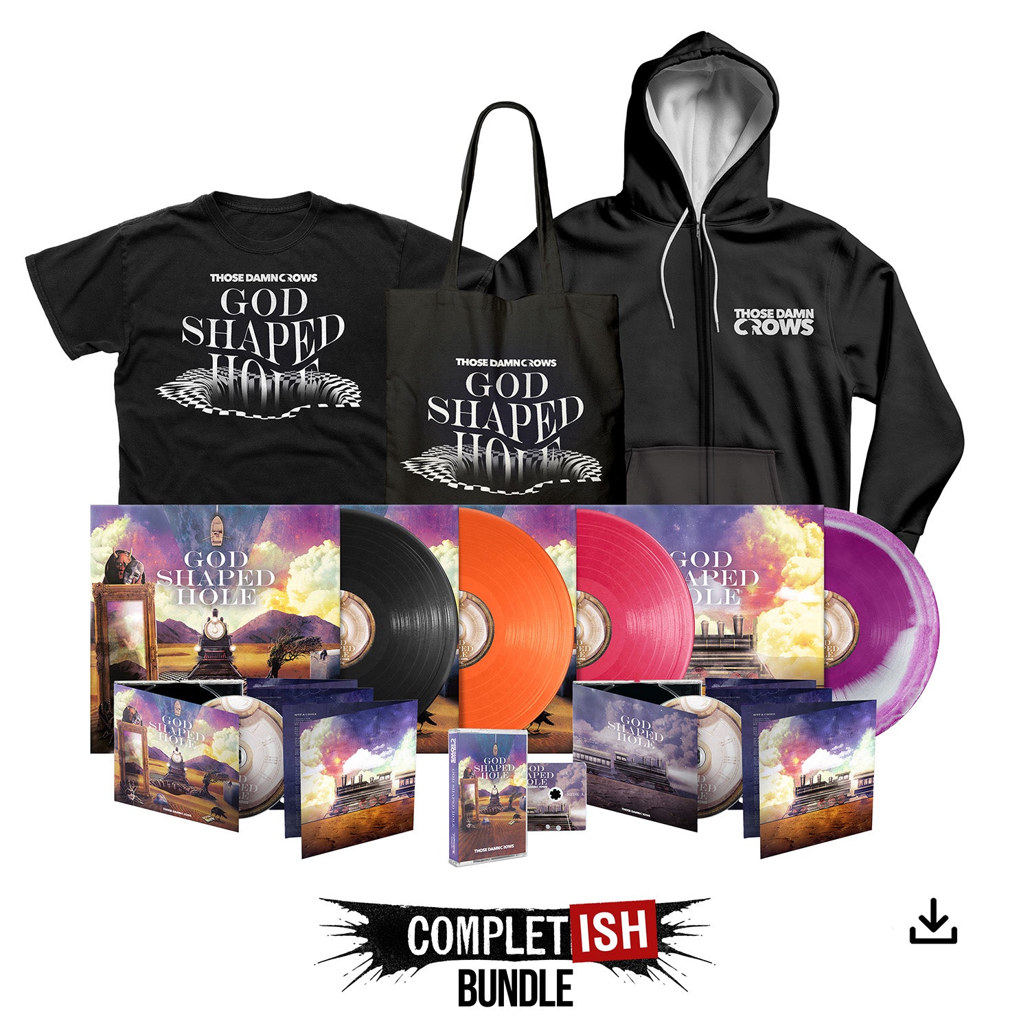 Those Damn Crows "God Shaped Hole" Complet-ish Bundle - PRE-ORDER