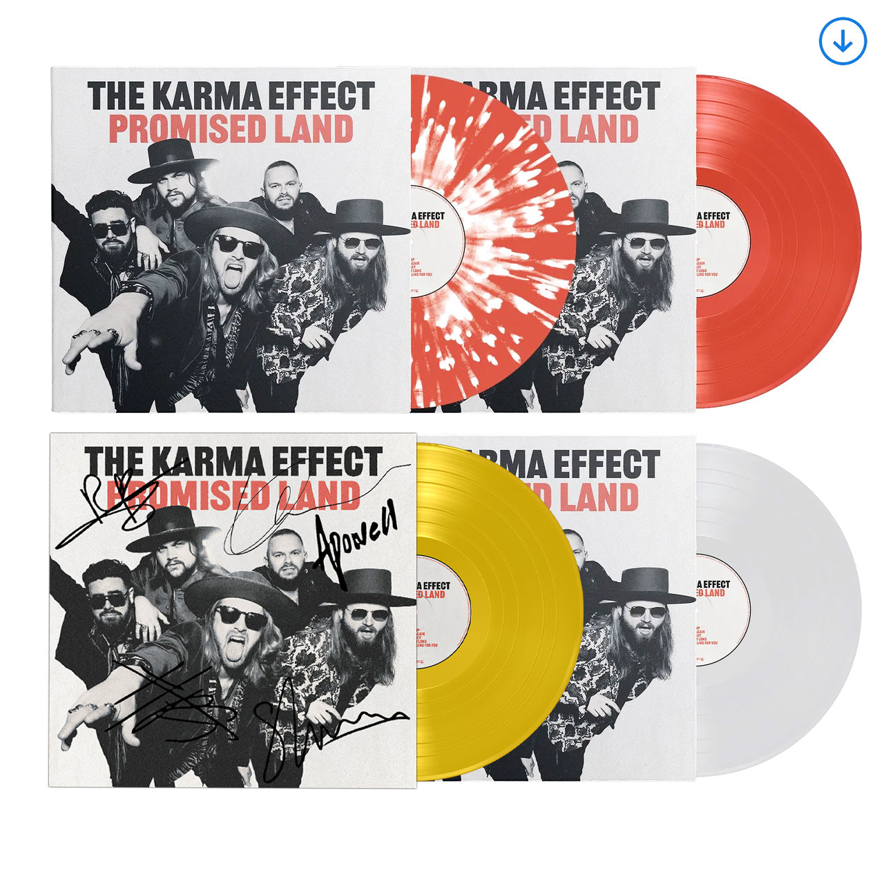 The Karma Effect "Promised Land" Special Vinyl Bundle inc. Download