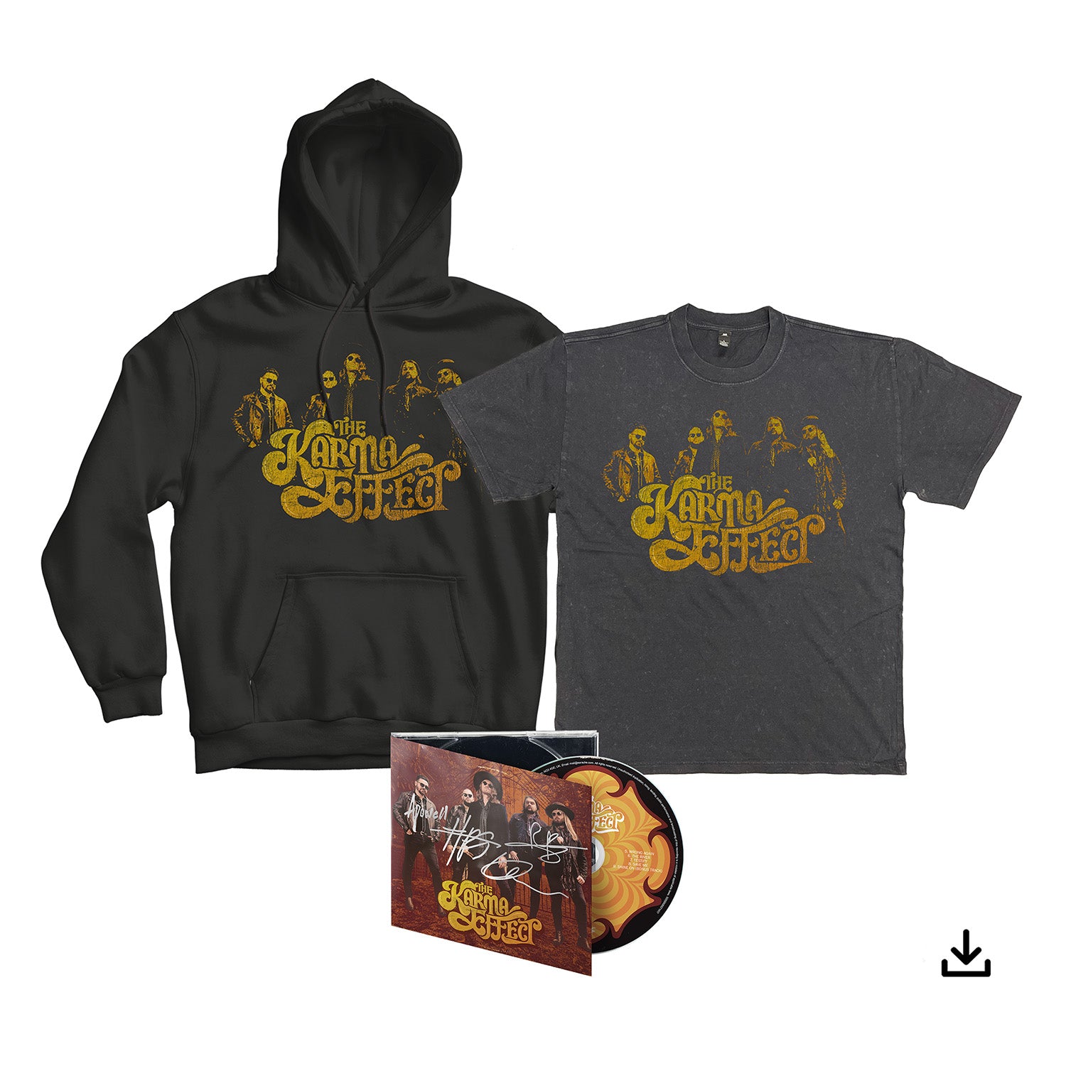 The Karma Effect "The Karma Effect" Signed CD, T shirt, Hoodie & Download - PRE-ORDER