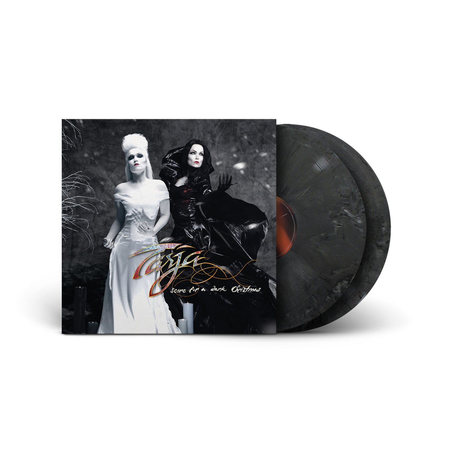 Tarja "Score For A Dark Christmas"2x12" Black / White Marbled Vinyl - PRE-ORDER