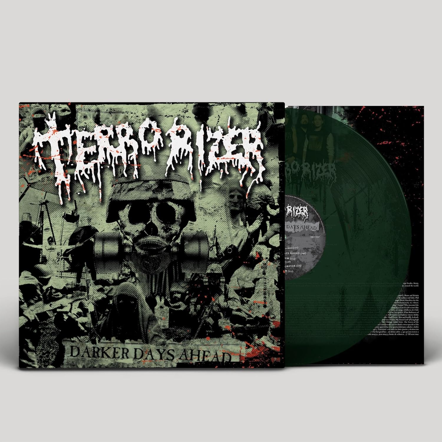 Terrorizer "Darker Days Ahead" Green Vinyl