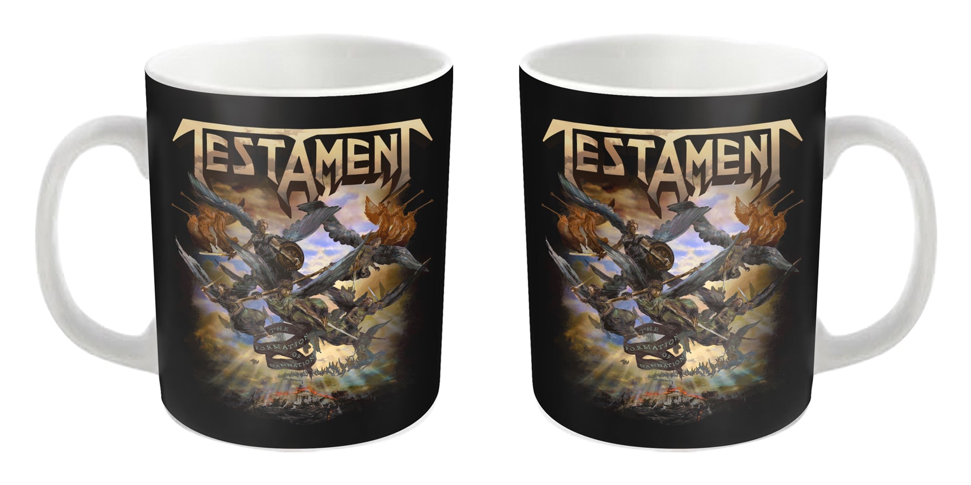 Testament "The Formation of Damnation" White Mug