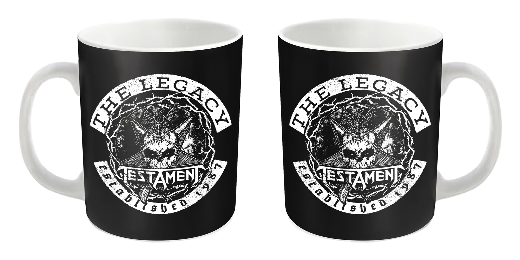 Testament "The Legacy" White Mug