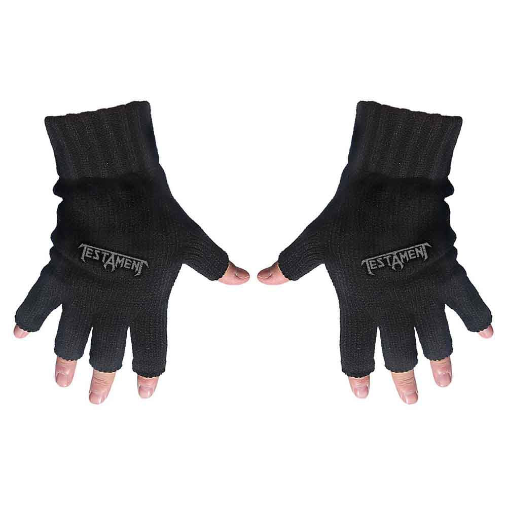 Testament "Logo" Fingerless Gloves