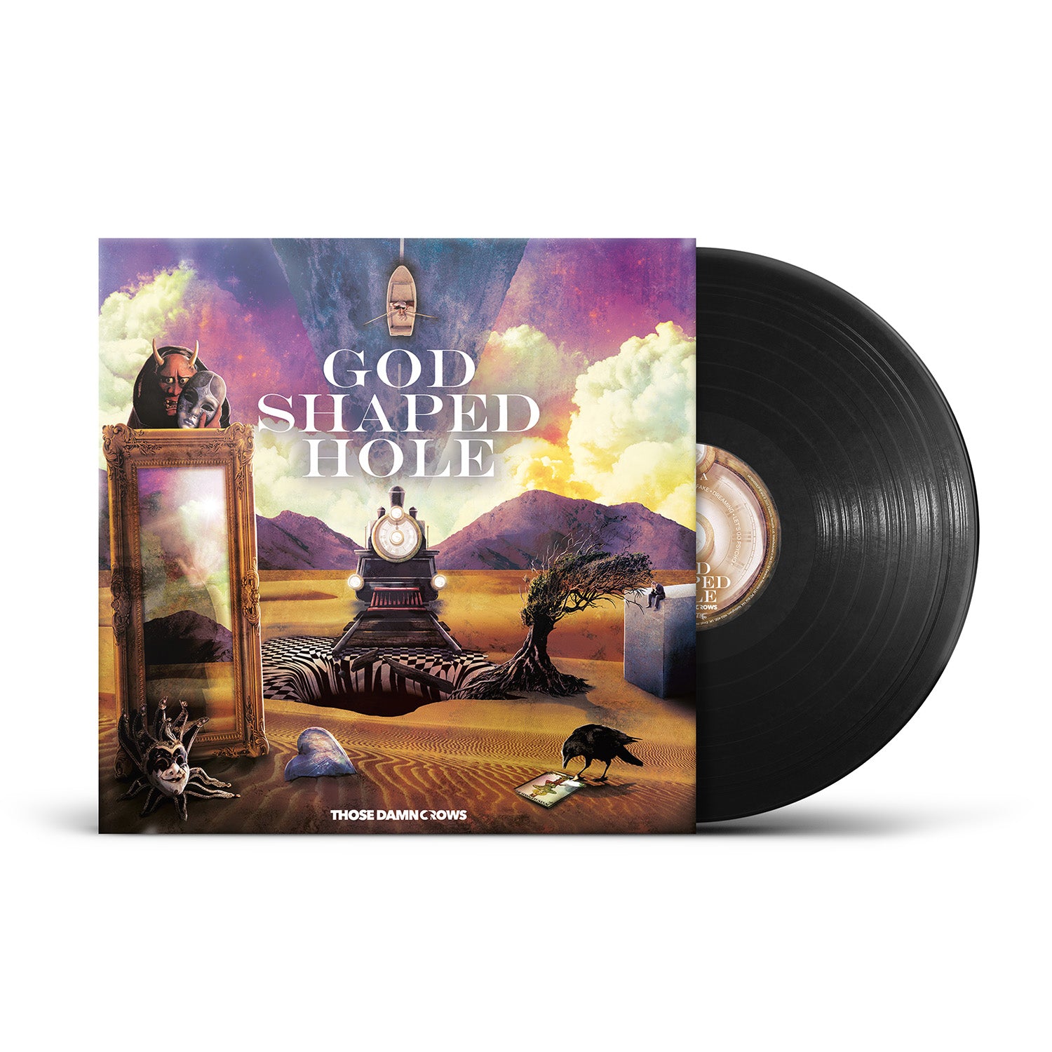 Those Damn Crows "God Shaped Hole" Black Vinyl & Download - PRE-ORDER