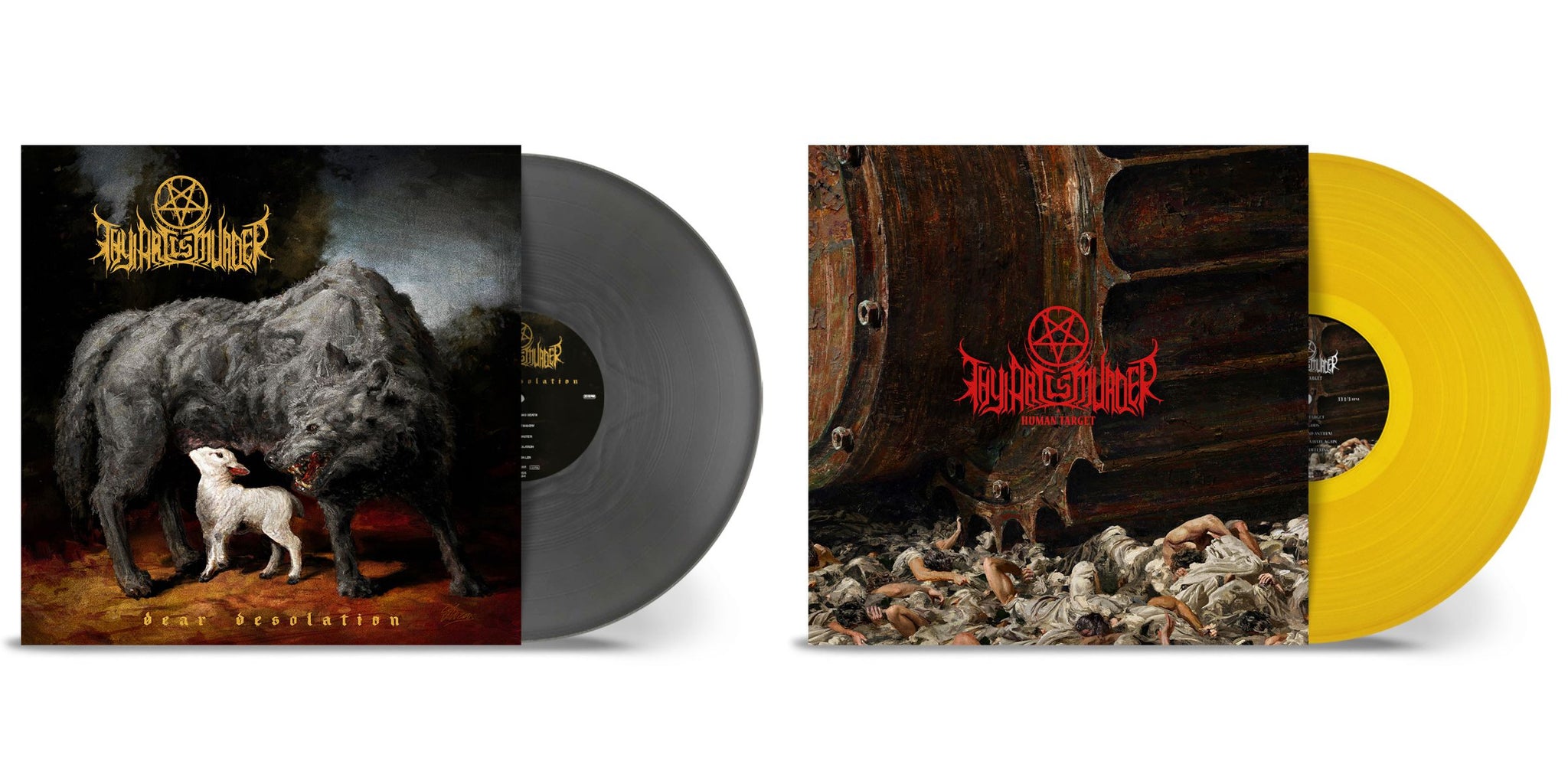 Thy Art Is Murder "Dear Desolation" & "Human Target" Gatefold Vinyl Bundle