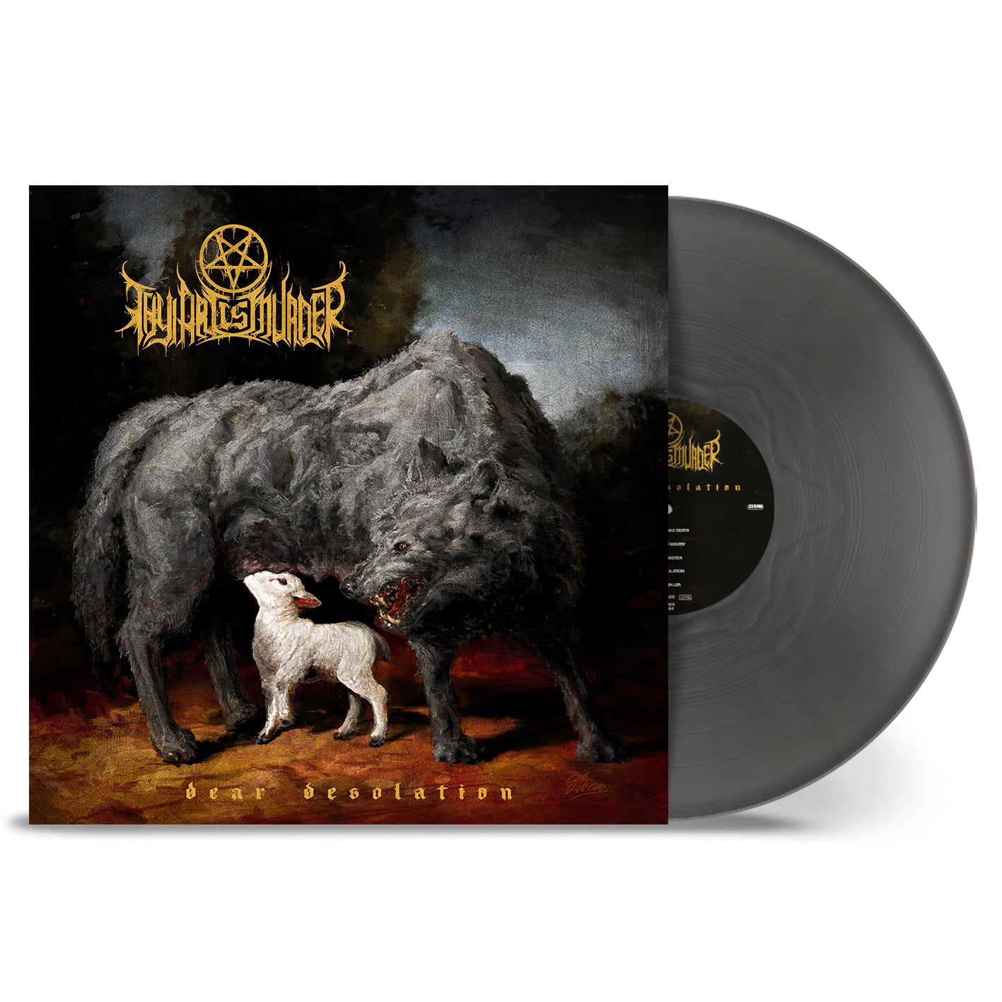 Thy Art Is Murder "Dear Desolation" Gatefold Silver Vinyl