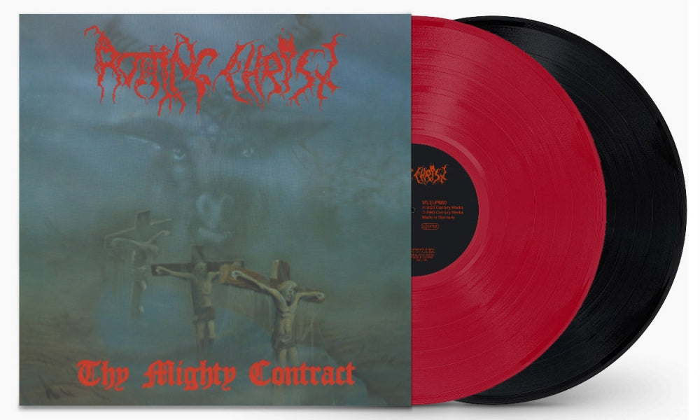 Rotting Christ "Thy Mighty Contract" Red / Black Double Vinyl