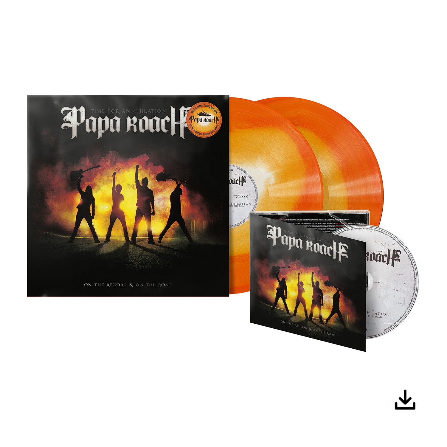 Papa Roach "Time For Annihilation: On The Record & On The Road" Collector's Bundle - PRE-ORDER