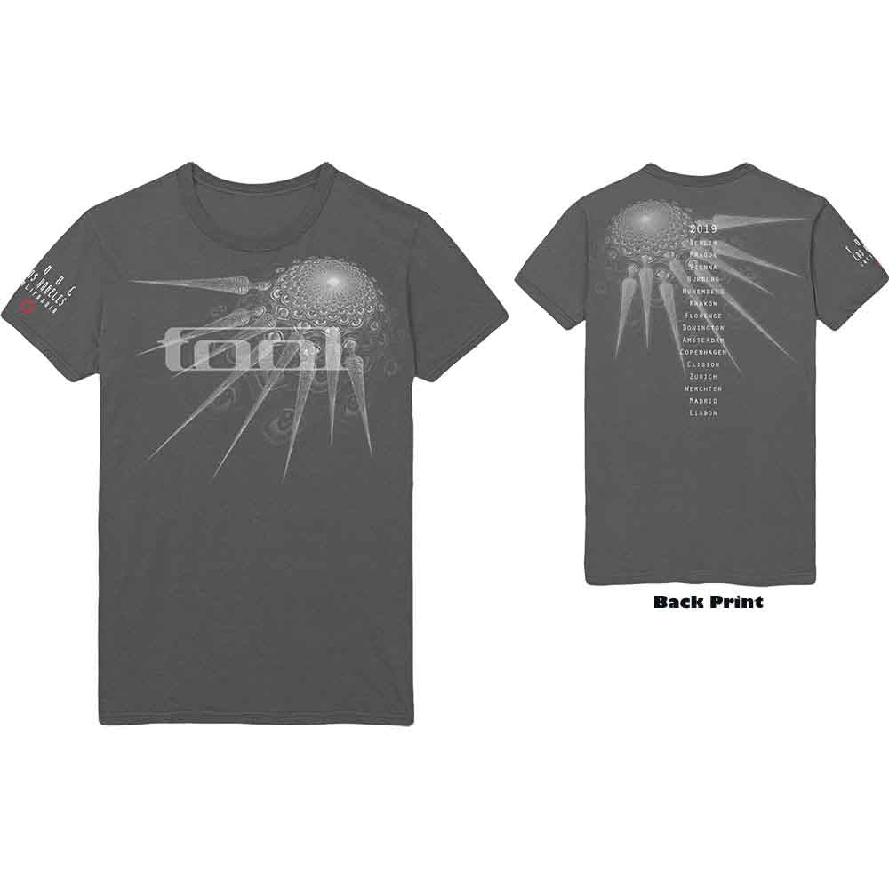 Tool "Spectre Spike" Charcoal Grey T shirt