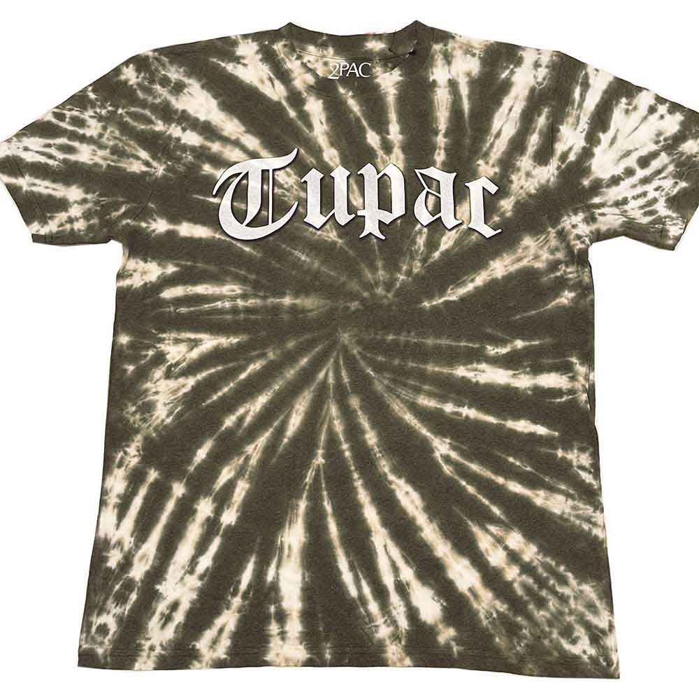 Tupac "Gothic Logo" Tie Dye T shirt