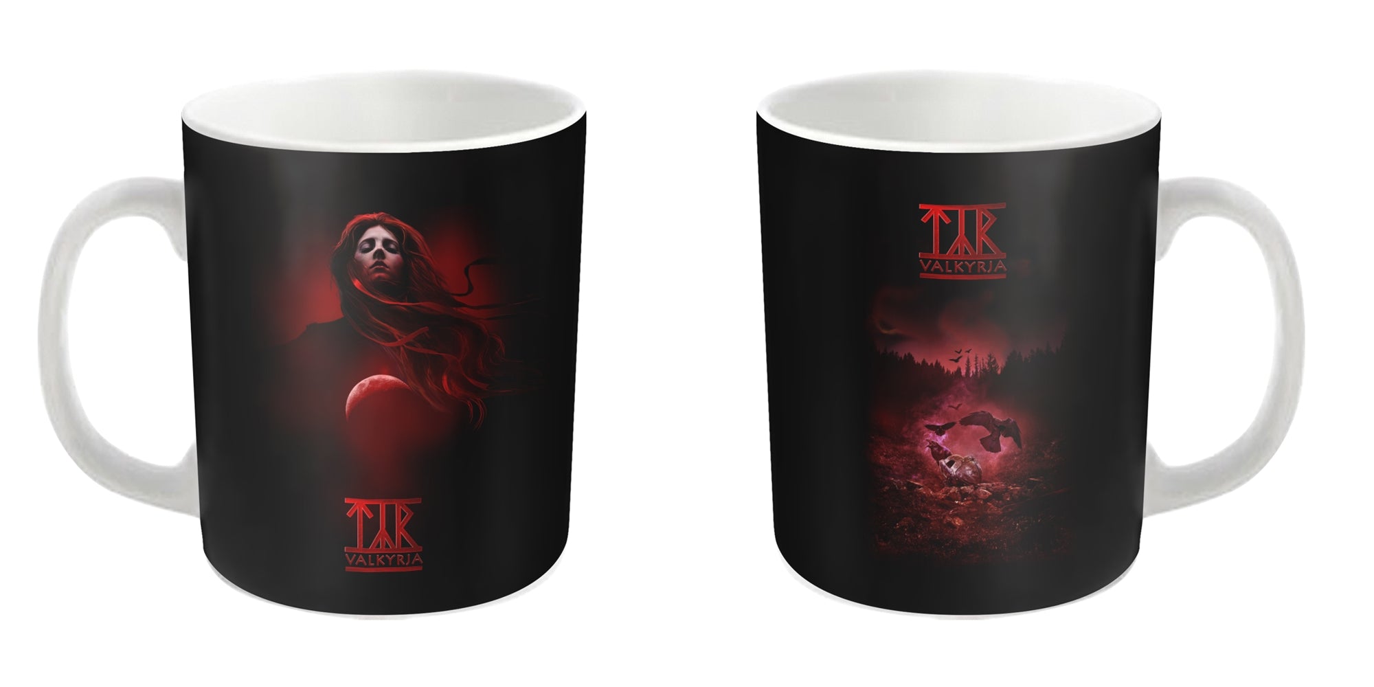 Tyr "Valkyrja" White Mug