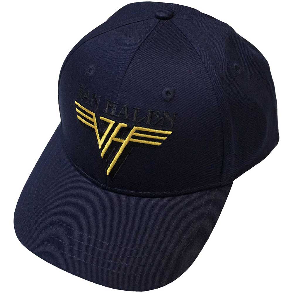 Van Halen "Text and Yellow Logo" Navy Blue Baseball Cap