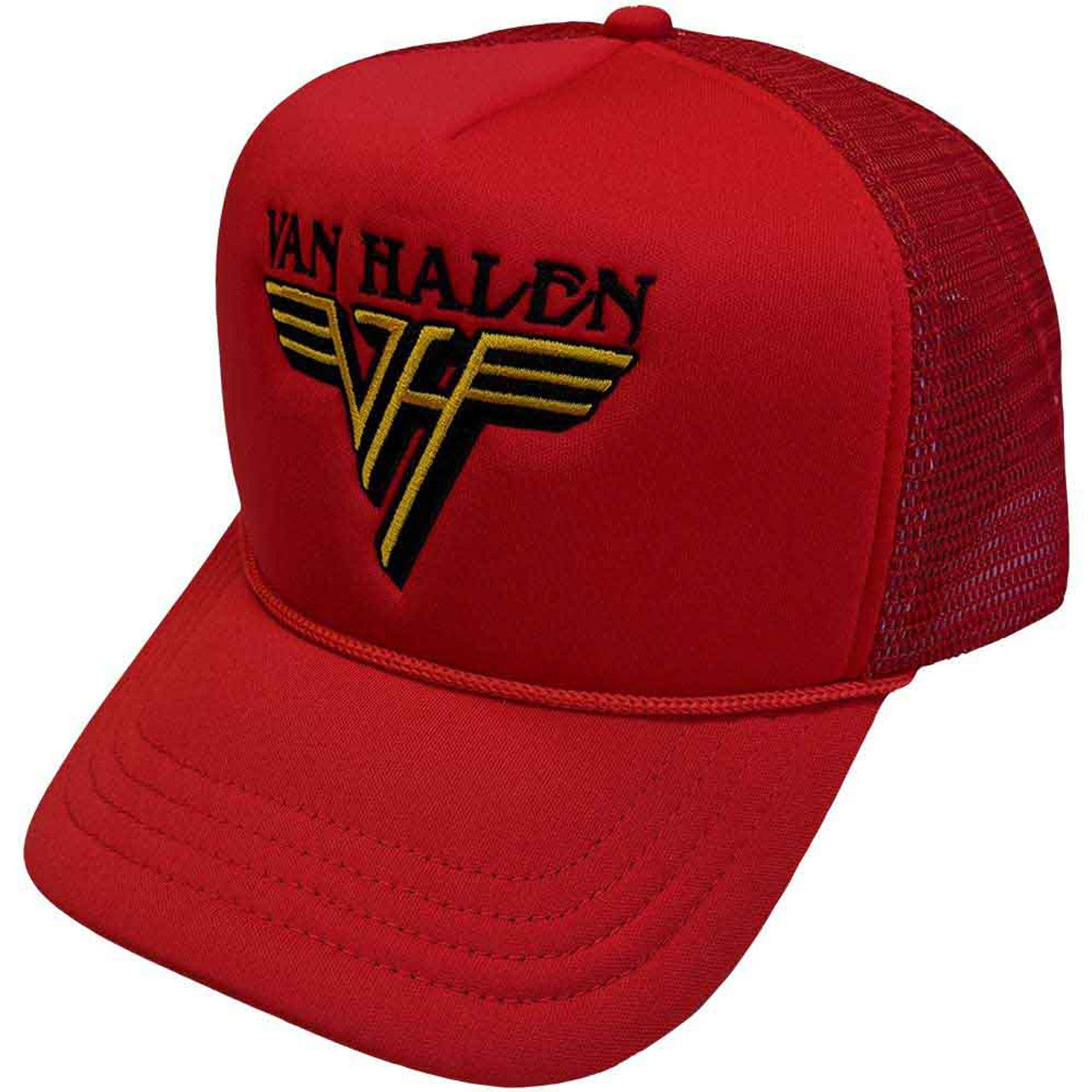 Van Halen "Text & Yellow Logo" Mesh Back Cap