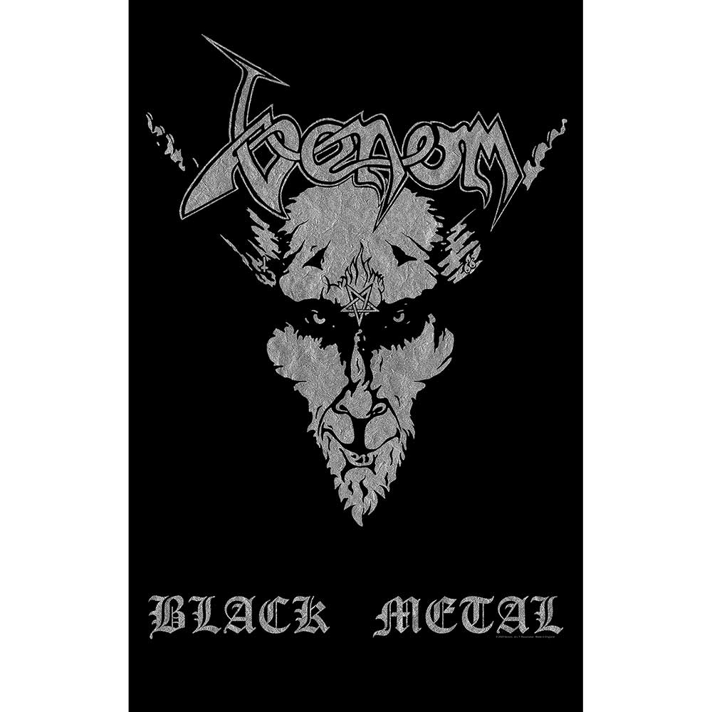 Venom "Black Metal Silver" Flag