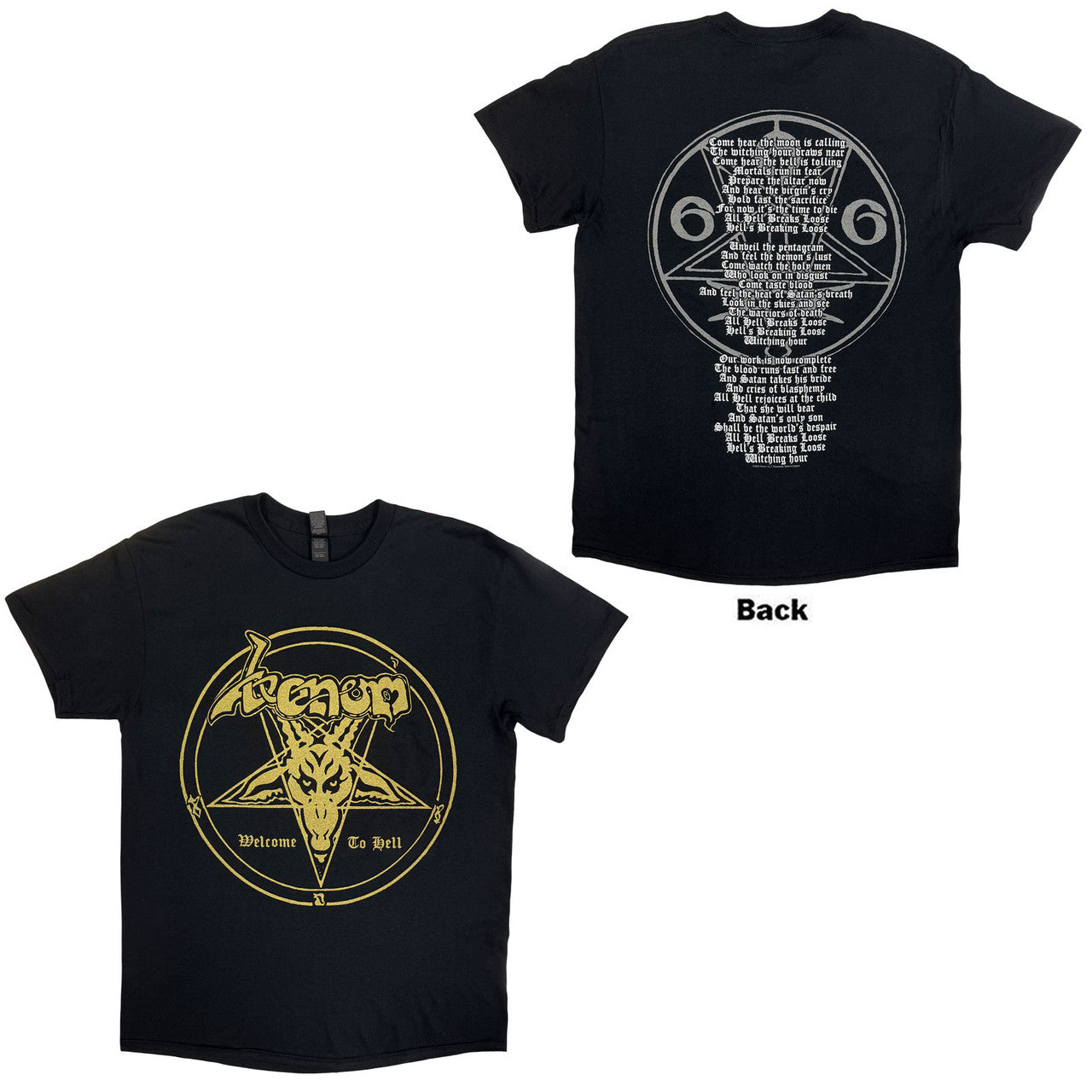 Venom "Welcome To Hell V. 2" T shirt