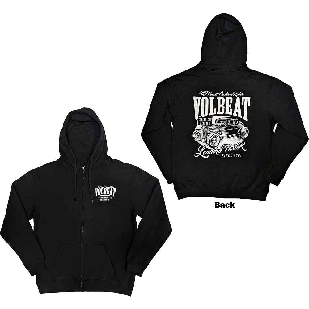 Volbeat "Louder and Faster" Zip Hoodie