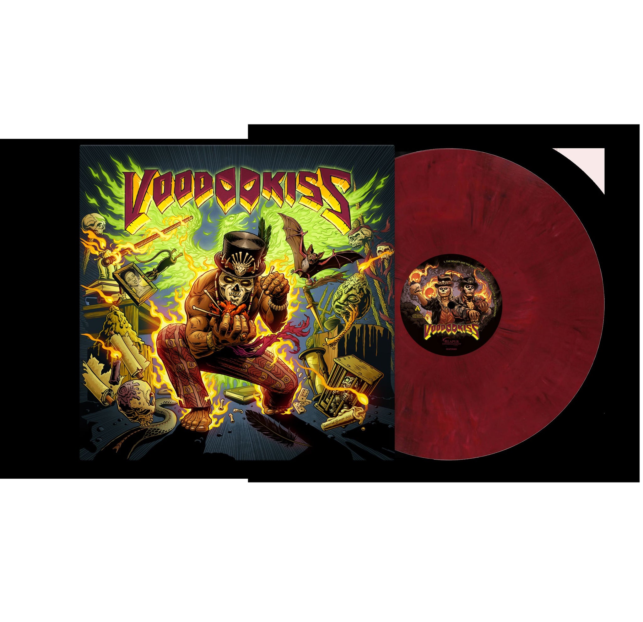 Voodoo Kiss "Voodoo Kiss" 180g Red Marbled Vinyl - PRE-ORDER