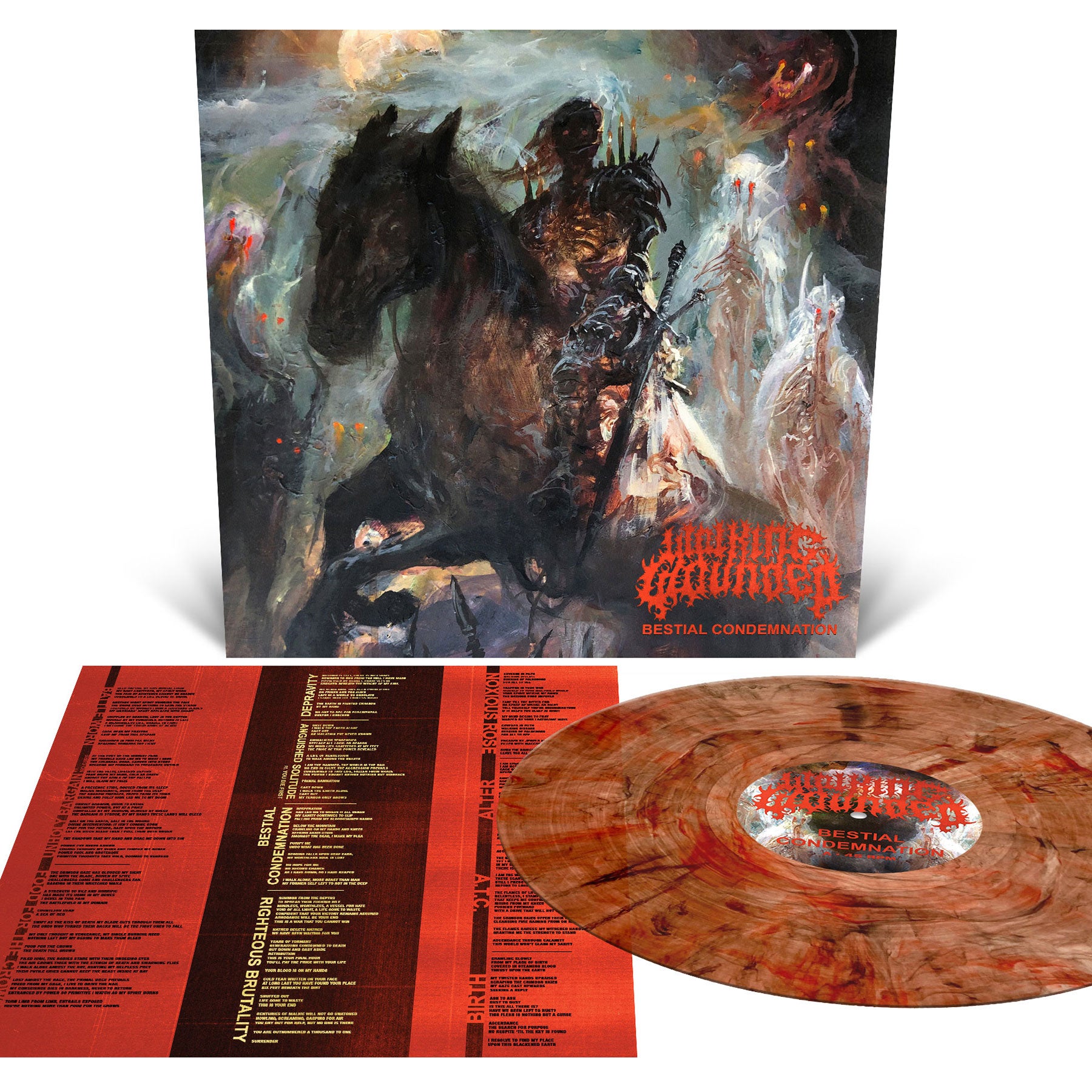 Walking Wounded "Bestial Condemnation" Marble Vinyl - PRE-ORDER