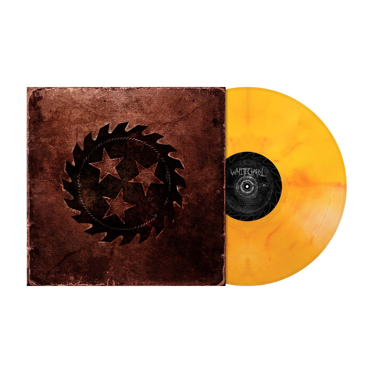 Whitechapel "Whitechapel" Fiery Orange Marble Vinyl