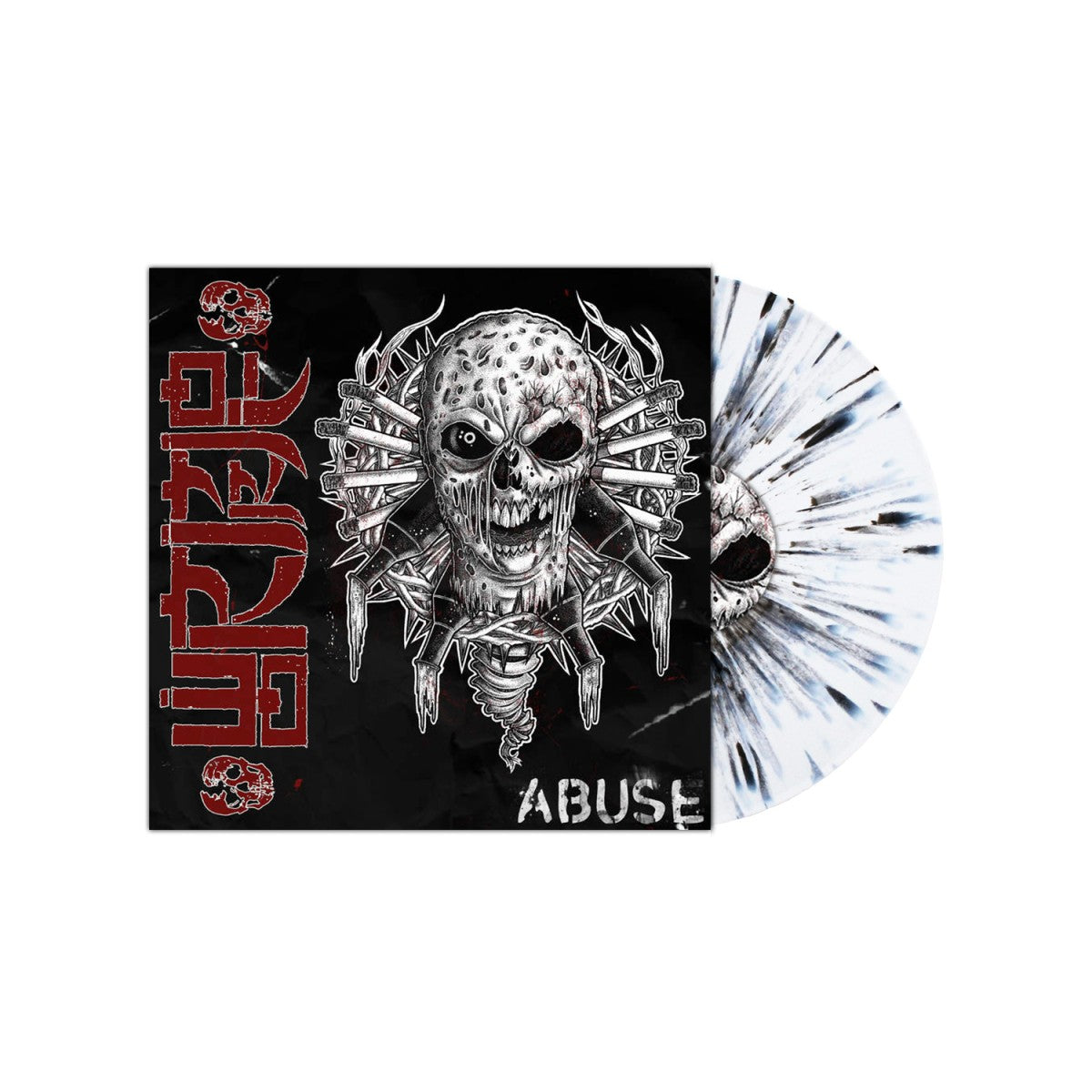 Wormrot "Abuse / Noise EP" White / Black Splatter Vinyl - ON DEMAND PRE-ORDER