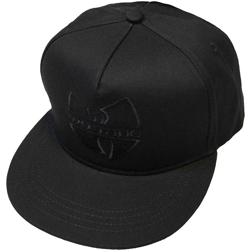 Wu Tang Clan "Black Logo" Black Snapback Cap