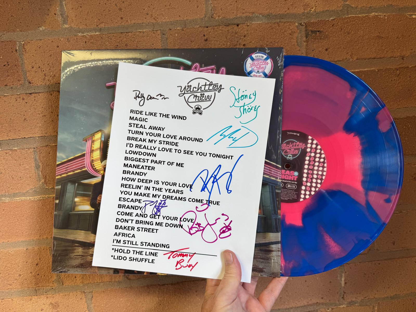 Yachtley Crew "Seas The Night" Admiral Edition Merge Vinyl & Download with Signed Set List - PRE-ORDER
