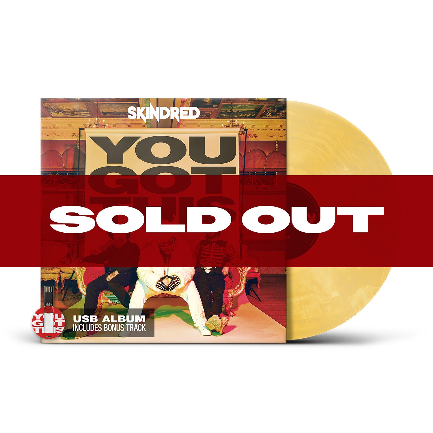 Skindred "You Got This" Gold Vinyl & USB (100 only) - PRE-ORDER