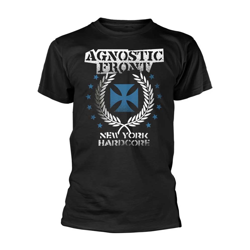 Agnostic Front "Blue Iron Cross" T shirt