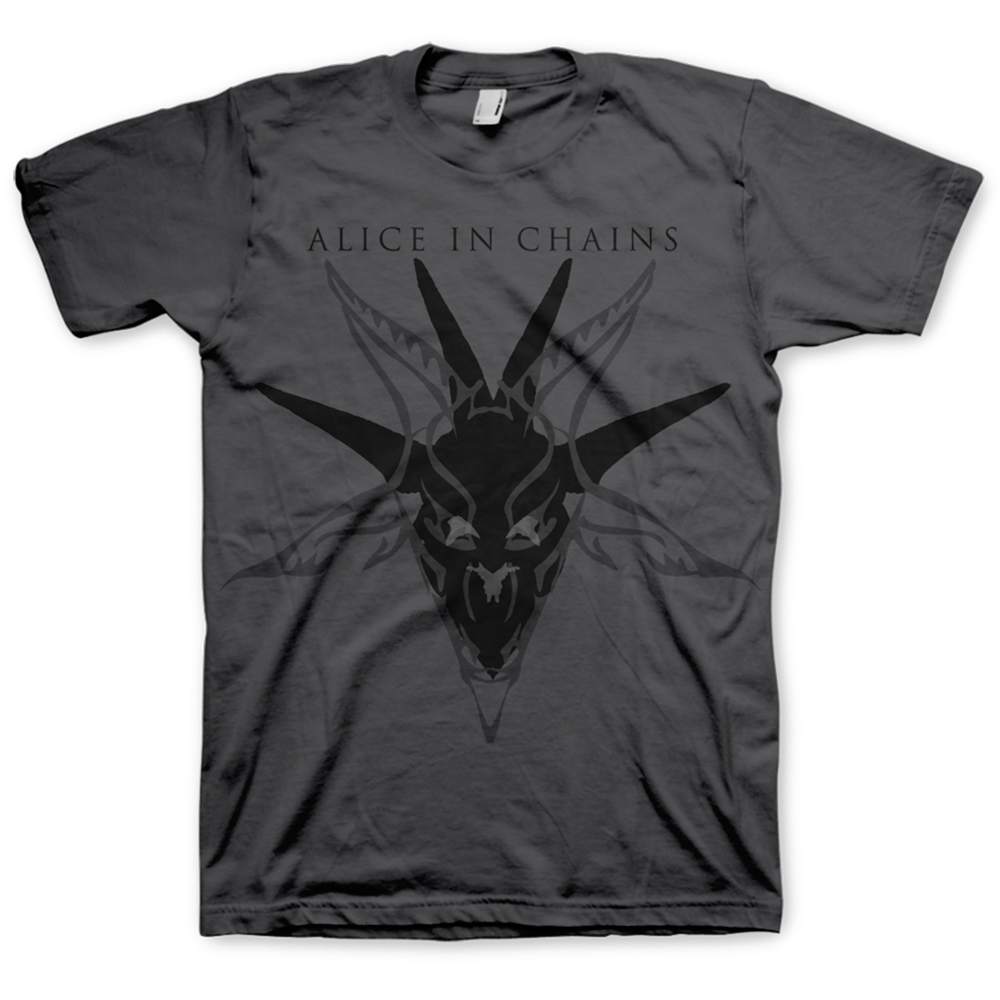 Alice In Chains "Black Skull" T shirt