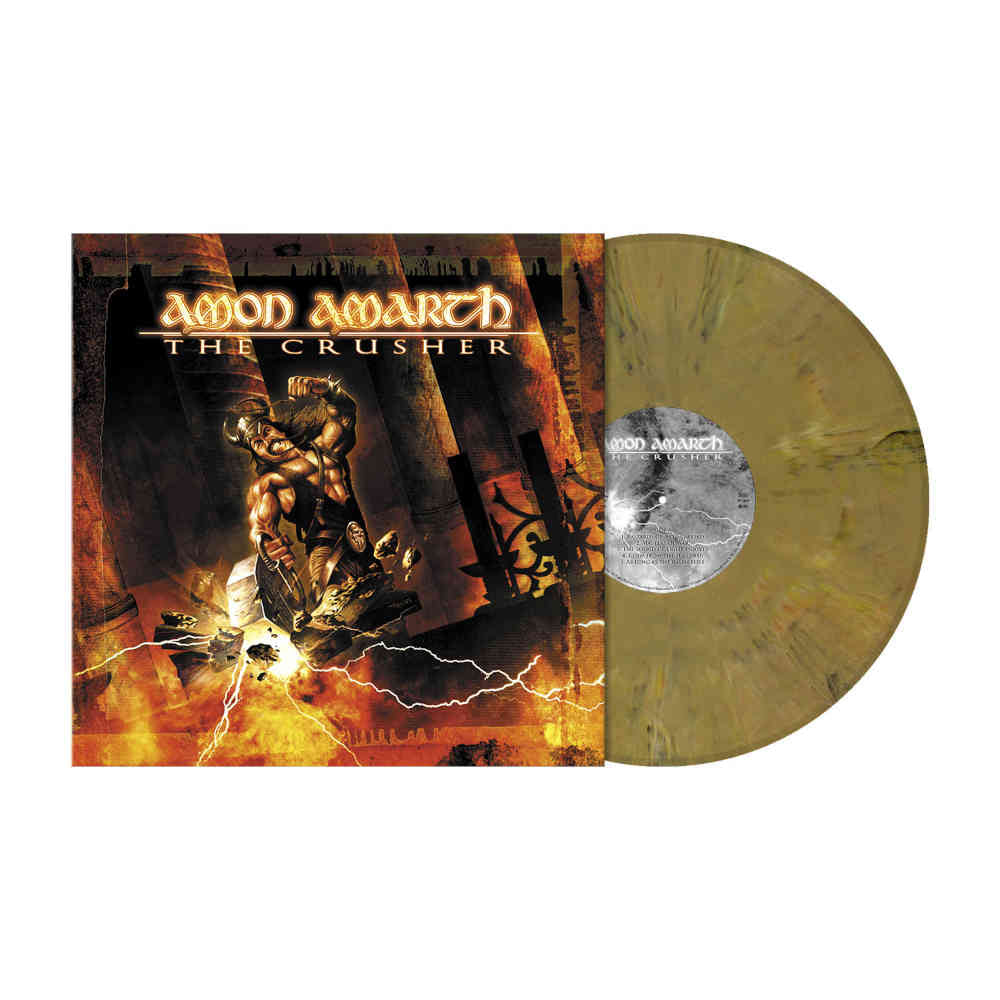 Amon Amarth "The Crusher" Brown Beige Marbled Vinyl